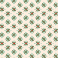 Prairie Christmas, A New Star in Natural, PC24364 by Poppie Cotton , sold by the half yard