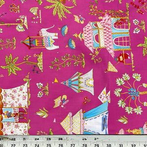 Dena Design Haute Girls, Free Spirit in Pink, sold by the yard, one yard minimum