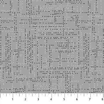Dot Matrix Smoke 10110-92, by Patrick Lose for Northcott, sold by the half yard