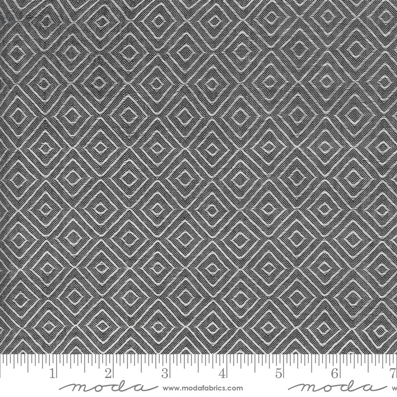 Low Volume Diamond Silver 18201 19 Moda Wovens by Jen Kingwell, for Moda Fabrics, sold by the half yard