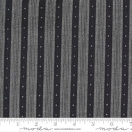 Low Volume Stripe Charcoal 18201 27 Moda Wovens by Jen Kingwell, for Moda Fabrics, sold by the half yard