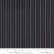 Low Volume Stripe Charcoal 18201 30 Moda Wovens by Jen Kingwell, for Moda Fabrics, sold by the half yard