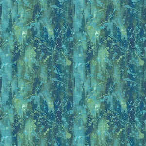 Flamingo Water Bubbles Turquoise 208965 for Paintbrush Studio, sold by the half-yard