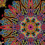 Medley Red/Multi,  Heartscapes, 13143-10, by PAULA NADELSTERN, for Benartex, sold by the half-yard