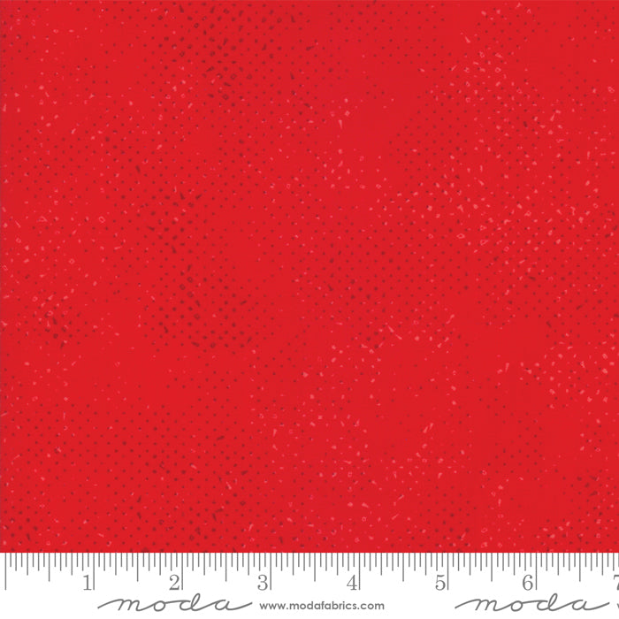 Spotted Christmas Red 1660 29 by Zen Chic for Moda, sold by the half-yard