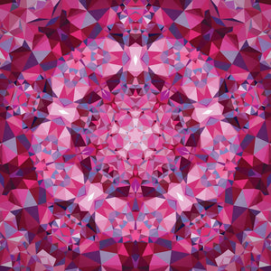 Gradients Kaleidoscope Pan Pink 33438 12P Moda Digital, 57" x 57", for Moda Fabrics, sold individually.