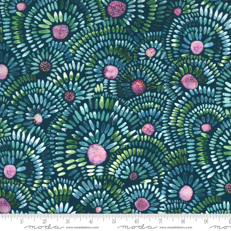 Sunshine Soul Midnight 8470 12, by Create Joy Project, for Moda Fabrics, sold by the half yard.