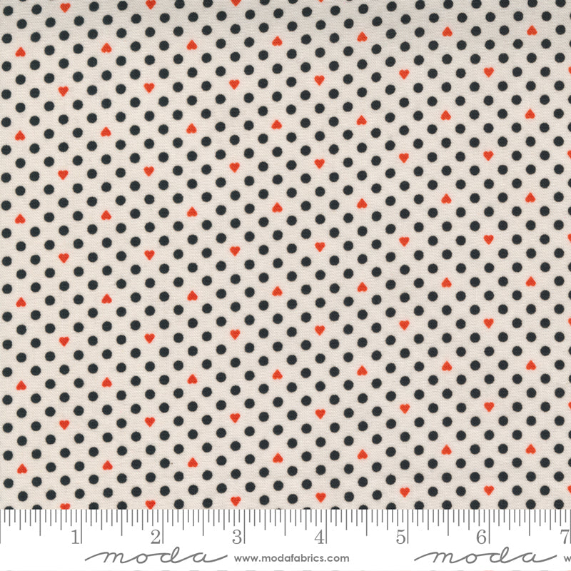 Frankie Naive Pearl Black 30675 11 by Basic Grey for Moda, sold by the half-yard