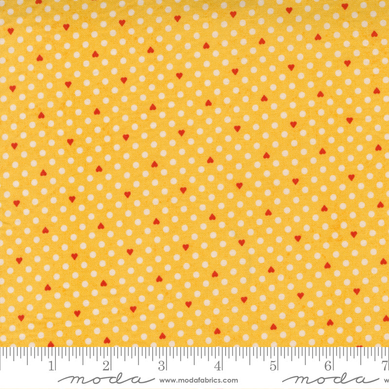 Frankie Naive Goldie 30675 20 by Basic Grey for Moda, sold by the half-yard