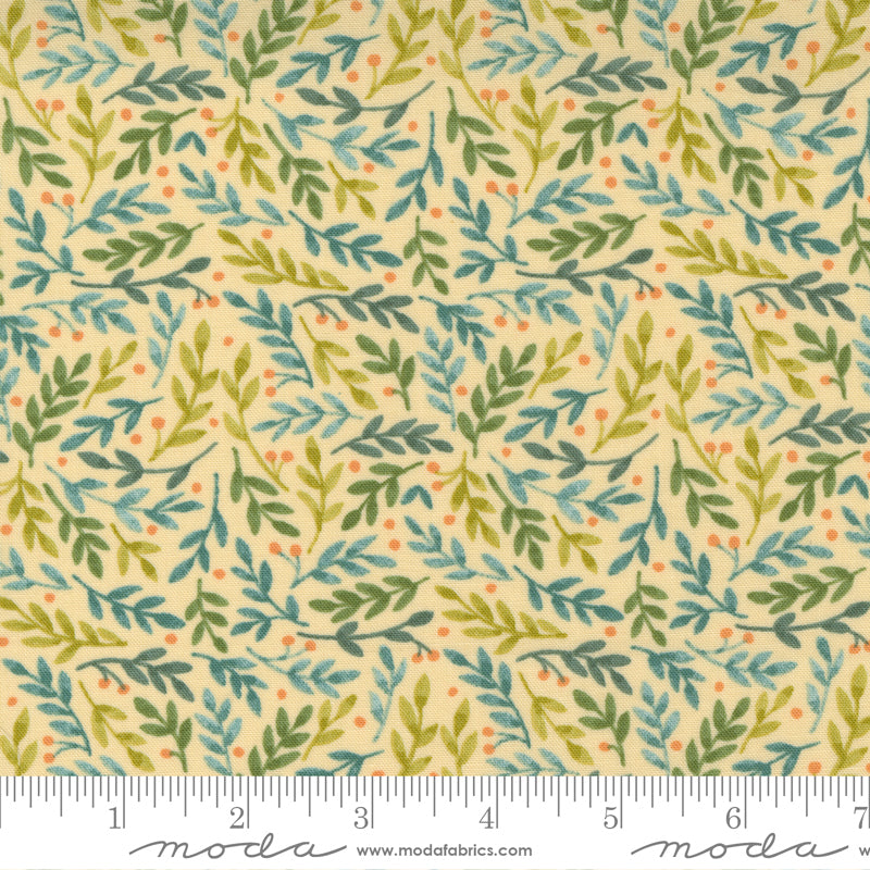 Effies Woods in Goldenrod 56015 12 Moda by Deb Strain for Moda, sold by the half-yard