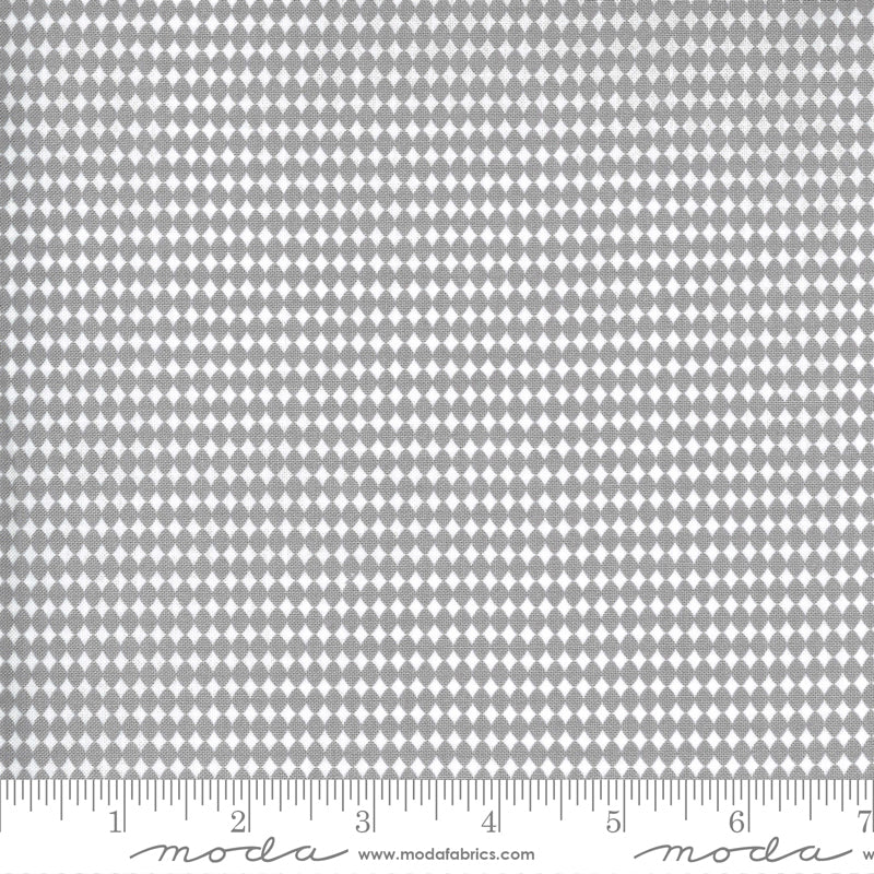 Mini Grey Checker, Spring Chicken, by Sweetwater, 55524-16 for Moda Fabrics, sold by the half yard.
