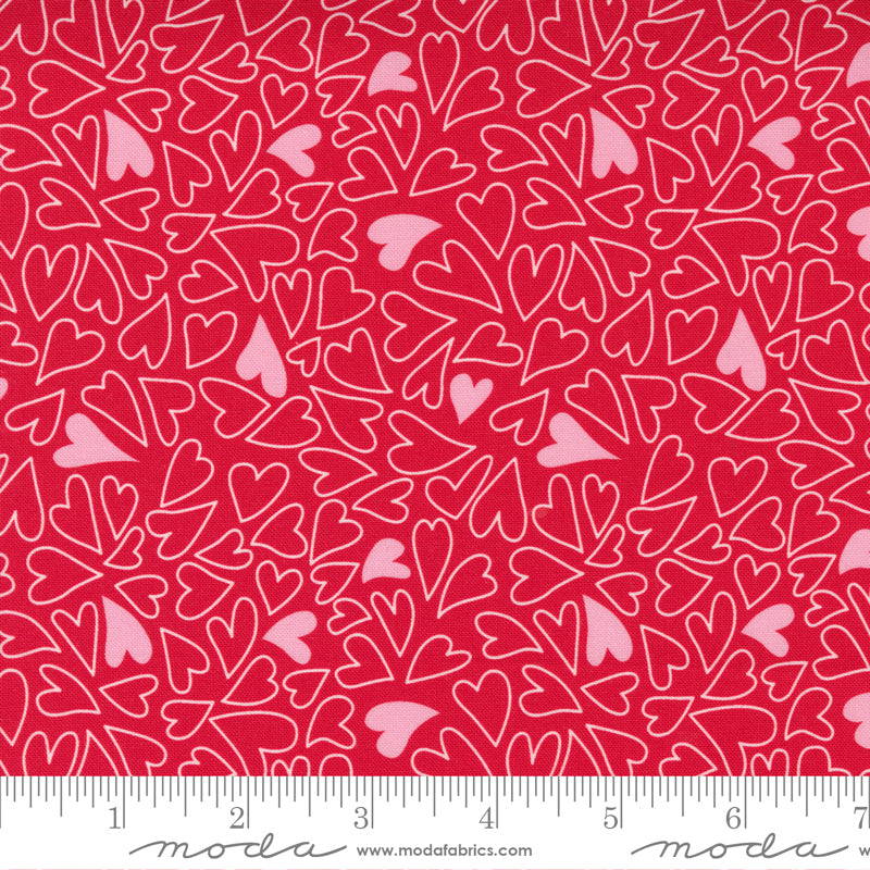 Holiday Love Sweetheart 20750 13, by Stacy Iest Hsu for Moda Fabrics, sold by the half yard.