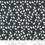 Holiday Halloween Ghosts Midnight 20731 12, by Stacy Iest Hsu for Moda Fabrics, sold by the half yard.