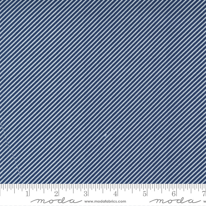 One Fine Day in Navy 55232 18 by Bonnie & Camille for Moda, sold by the half-yard