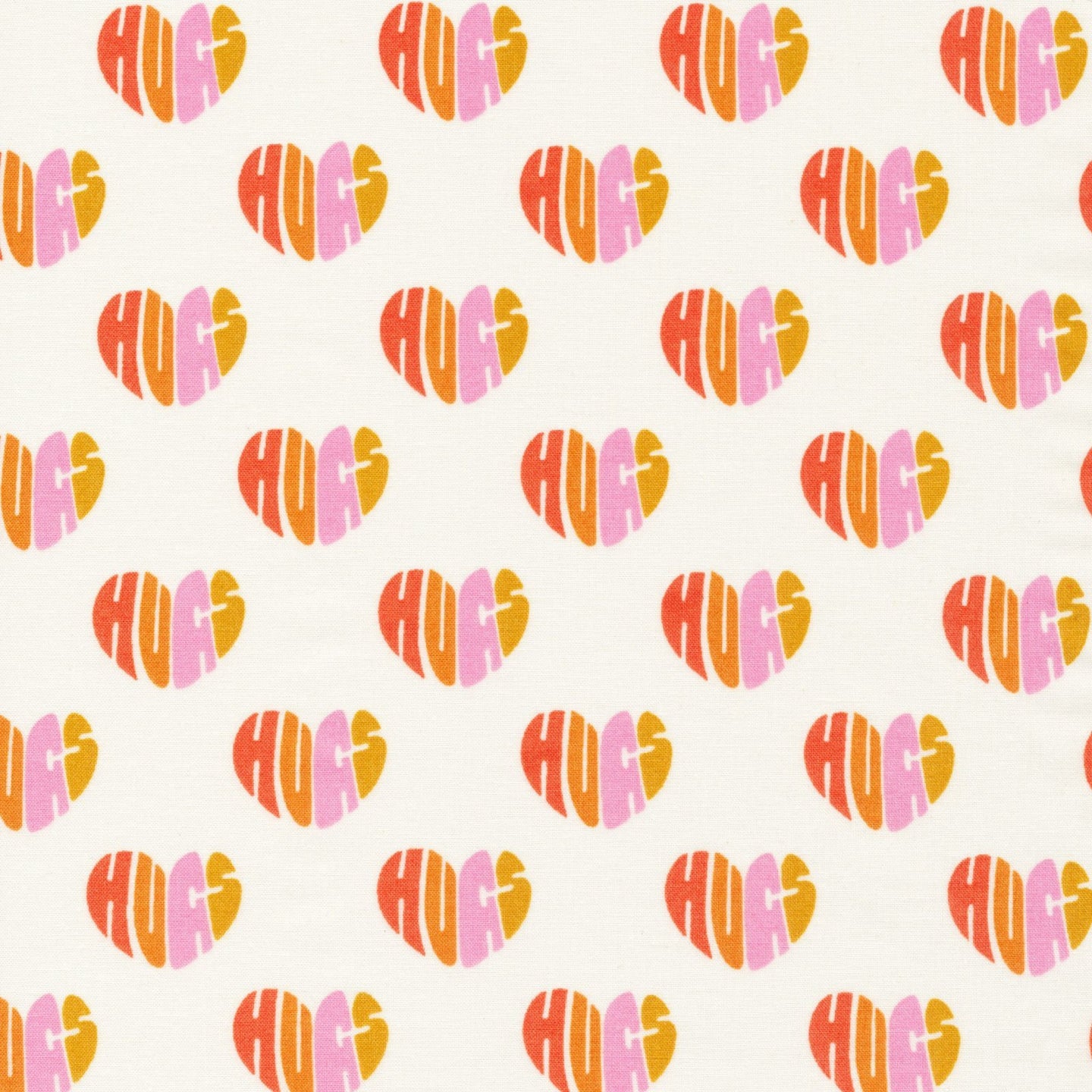 Hug Hearts, Universal Love 227024, by Cloud 9, sold by the half-yard