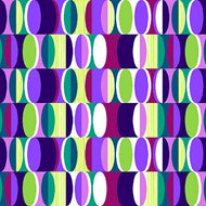 Mid Century Modern Purple Lunar Cycle 2641 58, by Color Principle for Henry Glass & Co, sold by the half yard