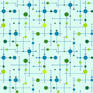 Mid Century Modern Light Aqua 2644 11, by Color Principle for Henry Glass & Co, sold by the half yard