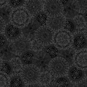 Fanfare 108" Wide-back 2745W-99 in Black by Color Principle for Henry Glass & Co, sold by the half yard