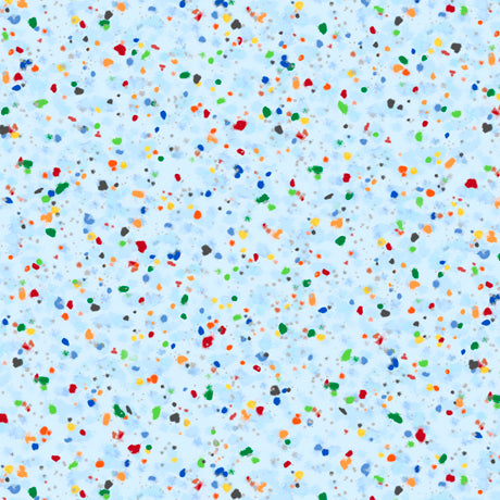 Speckles 27172 -B  in Light Blue for Quilting Treasures, sold by the half yard