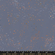 Speckled Metallic Denim RS5027 52M by Rashida Coleman Hale for Ruby Star Society, sold by the half-yard