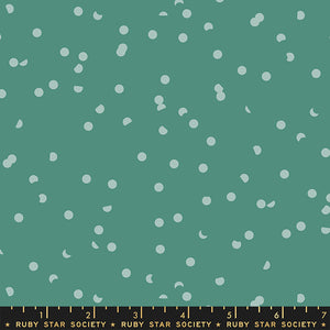 Hole Punch Dots Watercress RS3025 23  by Kimberly Kight, for Ruby Star Society, sold by half-yard