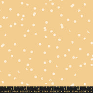 Hole Punch Dots Butternut RS3025 25 by Kimberly Kight, for Ruby Star Society, sold by half-yard