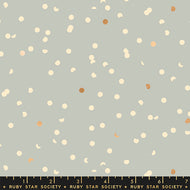 Hole Punch Dots Pewter RS3025 34M by Kimberly Kight, for Ruby Star Society, sold by half-yard