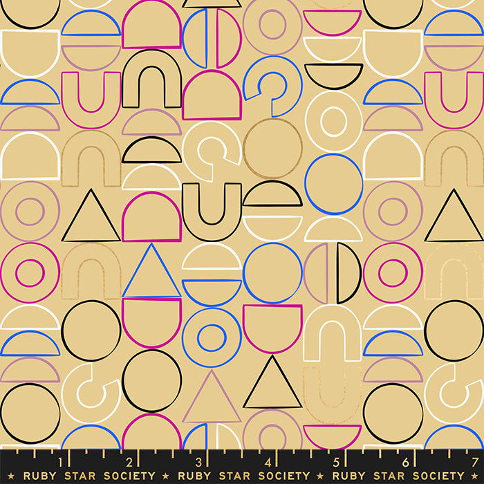 Reign Noble Sand RS1028 11M, by Rashida Coleman Hale for Ruby Star Society, sold by the half-yard