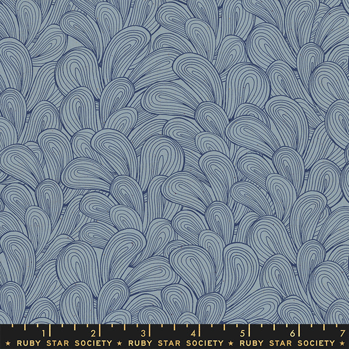 Unruly Nature Sky RS6013 24 by Jen Hewett, for Ruby Star Society, sold by half-yard