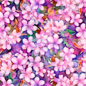 BLOSSOM, CHERRY BLOSSOMS 28844 -P by Dan Morris for Quilting Treasures, sold by the half yard