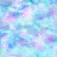 DAZZLING DOLPHINS, CLOUDS, 28862 -B by Carol Cavalaris for Quilting Treasures, sold by the half yard