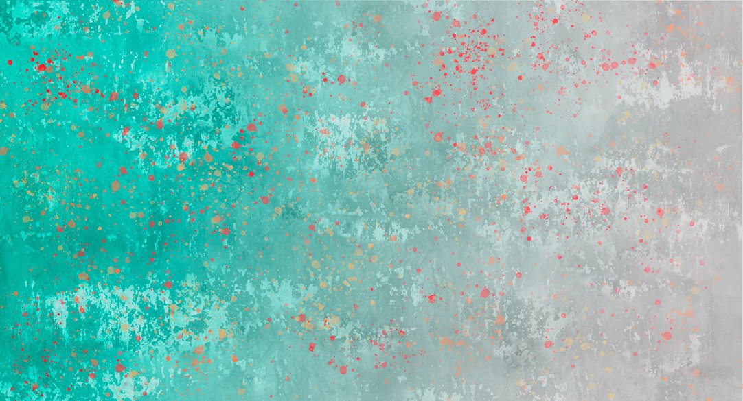Lipstick Cowgirl by Shari Jenkins 31725 11 Aqua/Grey Confetti Ombre, for Moda Fabrics, sold by the half yard
