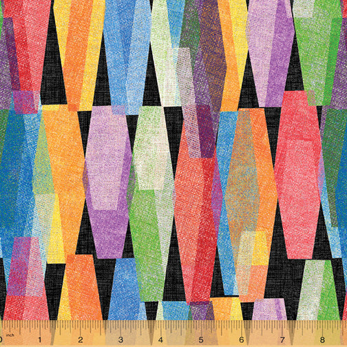 Lava Lamp on Black Backing Extra-Wide by 50662-3 for Windham Fabrics, 108