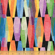 Lava Lamp on Black Backing Extra-Wide by 50662-3 for Windham Fabrics, 108