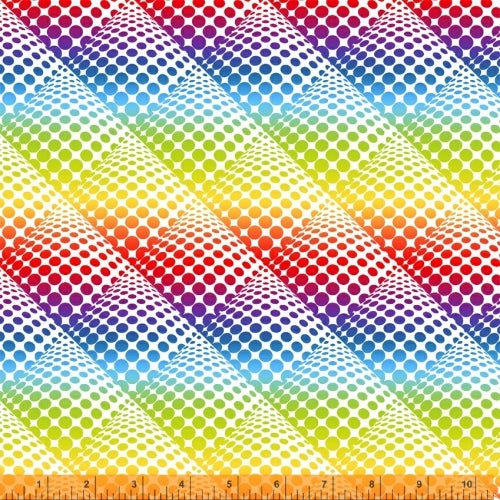 Pop Dot Ombre Backing Extra-Wide by 52106D-X Digitally Printed for Windham Fabrics, 108