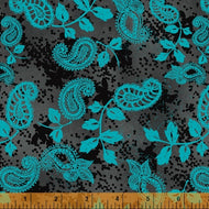 OUR HOUSE Paisley 52786-2 by Natalie Barnes for Windham Fabrics, sold by the half-yard