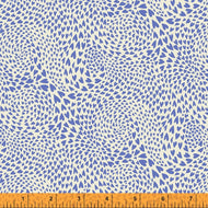 EDEN Swirl of Hearts on Blue 52813-4 by Sally Kelly for Windham Fabrics, sold by the half-yard