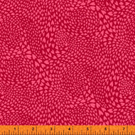 EDEN Swirl of Hearts on Red 52813-8 by Sally Kelly for Windham Fabrics, sold by the half-yard