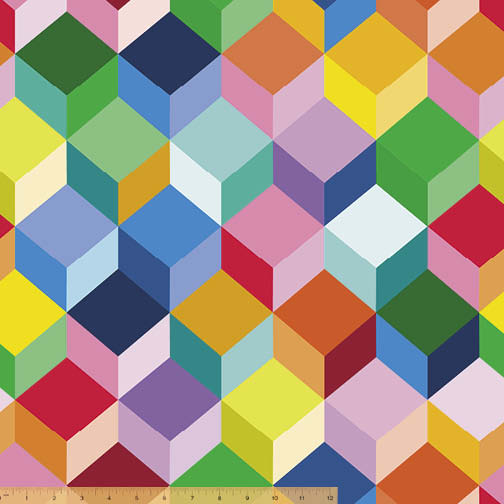 Geometric Multi Backing Extra-Wide 52891DW-1DES Designed by Annabel Wrigley for Windham Fabrics, 108