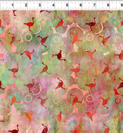 Australian Beauties Emus 6AUB1, by Jason Yenter for In the Beginning Fabrics, sold by the half-yard
