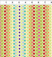 Load image into Gallery viewer, Hummingbird Lane Multi Stripe Dots 6HL1, by ITB Studio for In the Beginning Fabrics, sold by the half-yard
