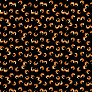 Witchypoo  Dark Eyes in Sunset, A-257-KO by by Renee Nanneman for Andover, sold by half-yard