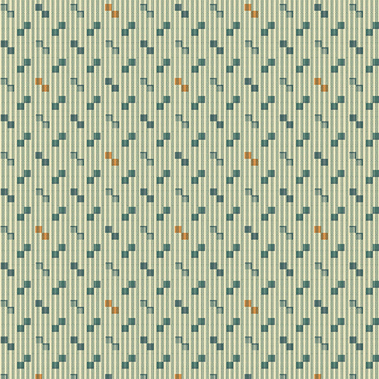 Practical Magic in Square Dance in Light Teal, A-293-T by Laundry Basket Quilts, for Andover, sold by half-yard
