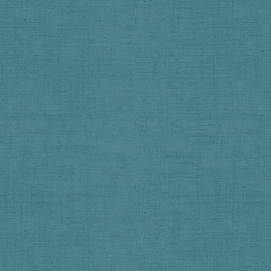 Laundry Basket Favorites, A Linen Texture, Teal, A-9057-B2, for Andover, sold by the half-yard