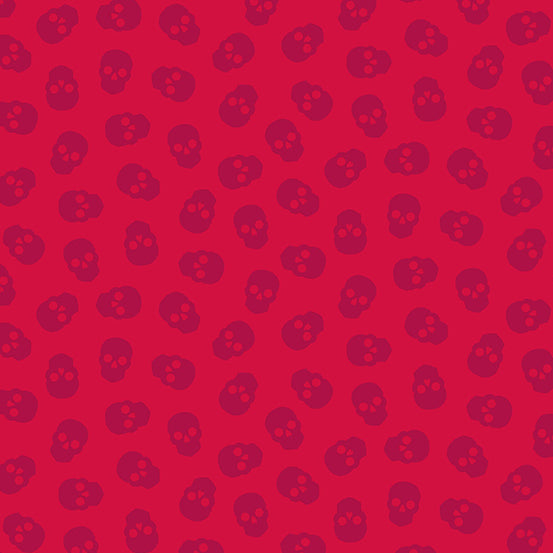 Tainted Love in Raspberry, A-9837-R The Watcher, by Andover, sold by half-yard