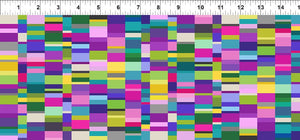 A Groovy Garden in Multi 7AGG 2 by Jason Yenter for  In the Beginning Fabrics, sold by the half-yard