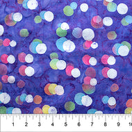 Color Me Banyan, Purple Dot Batik, 80543-86 by Banyan Batiks, sold by the half-yard