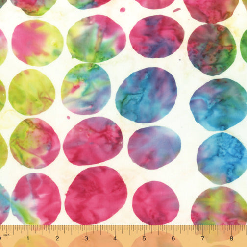 HERE : THERE, Watercolor, Batik by Marcia Derse 9047Q-5 for Windham Fabrics, sold by the half-yard