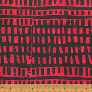 HERE : THERE, Twizzler, Batik by Marcia Derse 9048Q-1 for Windham Fabrics, sold by the half-yard