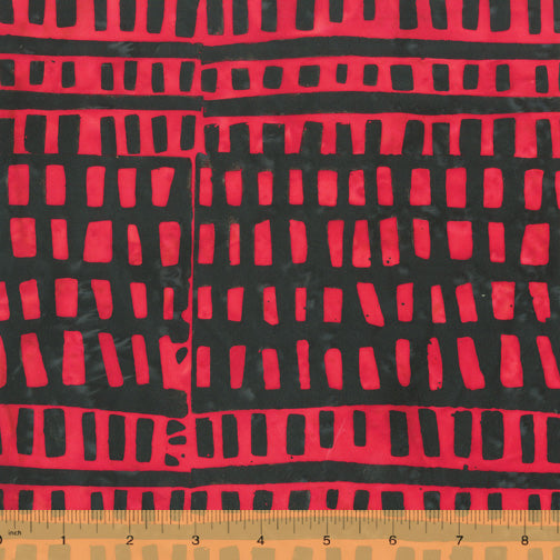 HERE : THERE, Twizzler, Batik by Marcia Derse 9048Q-1 for Windham Fabrics, sold by the half-yard